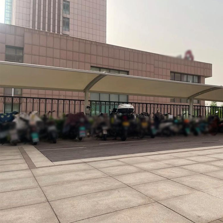 张家口膜结构电动车棚