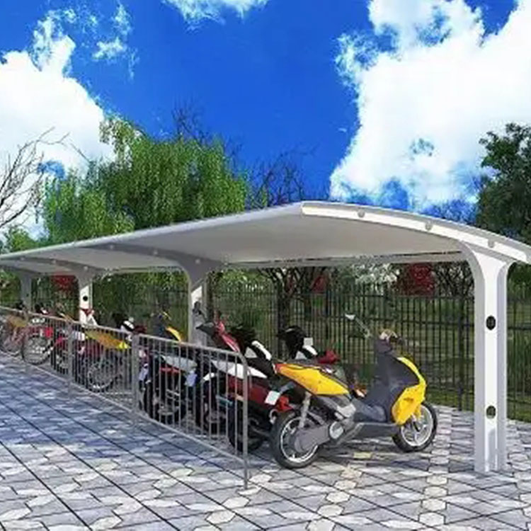 张家口膜结构电动车棚